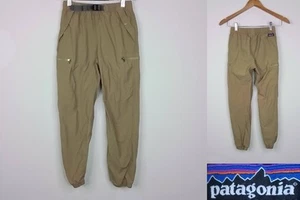 Patagonia Pants Kids Size L/12 Khaki Belted Pockets #J2885 - Picture 1 of 13