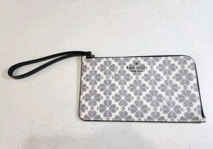 Portafoglio piatto Kate Spade New York fiore borsello porta carte braccialetto ciondolo usato - Foto 1 di 10