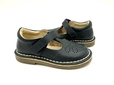 Usado en Excelente Condición Mini Boden Niñas Pequeñas Cuero T-bar Pisos/Mary Janes En Azul Marino EE. UU. 7, Reino Unido 24 Foto 1 de 4