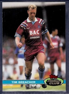 Topps 1992 Stadium Club-#189-West Ham United-Luton Town-Tim Breacker - Imagen 1 de 1