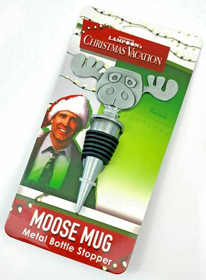 National Lampoon Christmas Vacation Moose Mug Metal Bottle Stopper