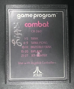 Combat | CX-2601 | Atari 2600 | Text Label | Cartridge Only - Picture 1 of 7