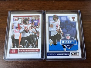2017 Score Patrick Mahomes Rookie Lot | RC #403 | NFL Draft RC #2