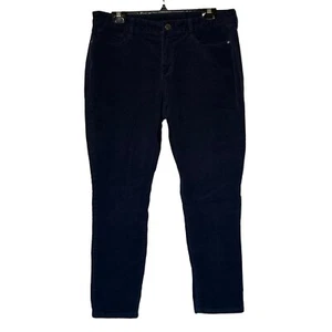 a.n.a. A New Approach Petite Brand Blue Pants Cotton Blend Women's Size 14P - Picture 1 of 15