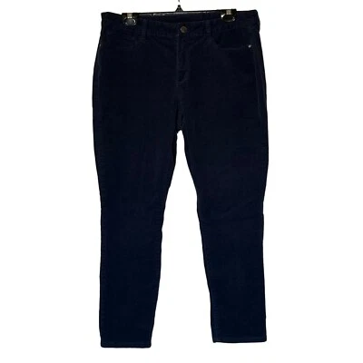 a.n.a. Новый подход миниатюрный совершенно синий брюки хлопковая смесь женский размер 14P - Изображение 1 из 4