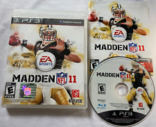 Madden NFL 11 (Sony PlayStation 3, 2010) CIB with Manual Very Good Condition