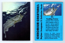 Feeding Frenzy #83 Sorayama II Chromium Creatures 1994 Comic Images Trading Card