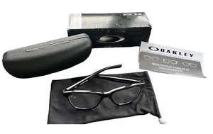 Monturas de gafas Oakley negras pulidas a tierra OX8070-0153 53-17-136 - Imagen 1 de 7