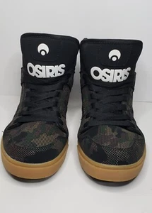 OSIRIS NYC Clone CAMO Skateboarding Men's Hightop Sz 8.5 Shoes "Hard To Find" - Picture 1 of 7