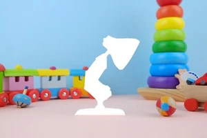Pixar Luxo Lamp Pretend Play 3D Printing Logo Pixar's Lamp Toy Story 3D Printed - Picture 1 of 6