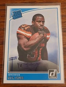 2018 Panini Donruss - Rated Rookie #308 Nick Chubb RC - Cleveland Browns - Picture 1 of 2