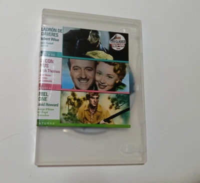 Gran cine clásico tres en uno DVD El ladrón de cadáveres, cita con venus y Boonz - Imagen 1 de 4