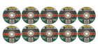 3" 75mm x 1mm Metal Cutting Disc for Stainless Steel Air Cut Off Tool 10 in Pack