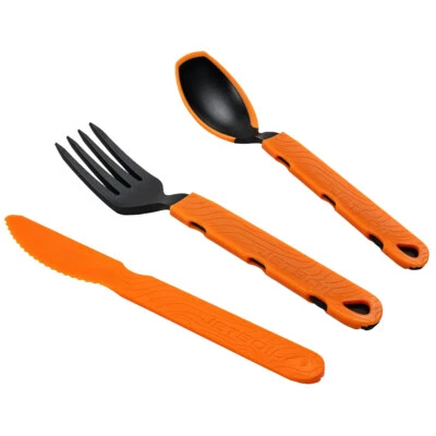Jetboil TrailWare Outdoor Cutlery Set Knife Extendable Fork Spoon 26cm Camping - Image 1 of 4