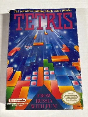 Tetris (Nintendo Entertainment System, 1989) Original box included - Image 1 of 3