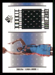 2001-02 SP Authentic Rookie Authentics #RARW Rodney White /1275 - Picture 1 of 2