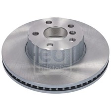 Brake disc, ventilated FEBI BILSTEIN 177996, front, 1 piece