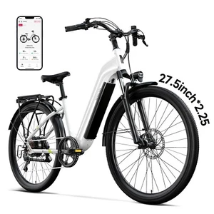 Peak 1000W Electric Bicycle 27.5'' 25MPH 7-Speed E-Mountain Bike for All Terrain - Picture 1 of 6