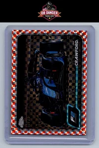 2024 Topps Chrome F1 #105 Jak Crawford Checker Flag Orange Refractors #/25 - Picture 1 of 2