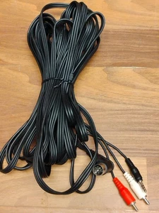 Bose Lifestyle 5/8/9/12 - 8 Pin To RCA/3.5mm Cable Acoustimass Sub 30 Foot Long - Picture 1 of 6