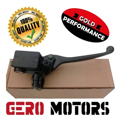 POMPA FRENO ANTERIORE DESTRA UNIVERSALE CON SERBATOIO SCOOTER,ENDURO,MOTO,GOKART - Imagen 1 de 4