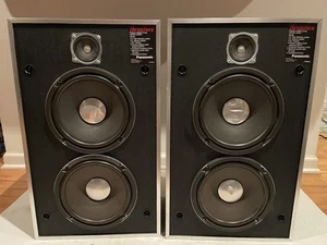 Vintage Panasonic Thrusters SB-1100 Passive Radiator Speaker System 2 Speakers - Picture 1 of 8