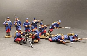 1/72 Französische Infanterie des Ersten Weltkriegs handbemaltes Modell - Bild 1 von 2