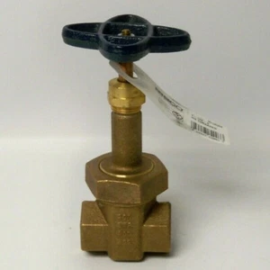 *NEW* Nibco T-154-A Gate Valve 3/4 Thread - Picture 1 of 4