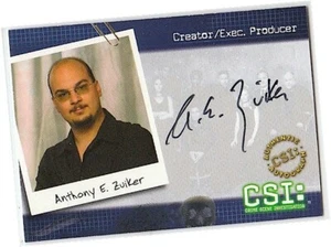 CSI Serie 2 (zwei) - CSI-B11 Anthony Zuiker - Exec Producer Auto/Autogrammkarte - Bild 1 von 3