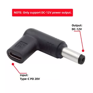 xiwai USB 3.1 Type C USB-C Female to DC 12V Plug Adapter PD Emulator Trigger - Picture 1 of 18