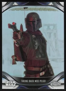 Taking Back Mos Pelgo 2022 Topps Chrome Star Wars Mandalorian # S2-4 Refractor - Picture 1 of 1