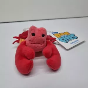 Disney Little Mermaid Sebastian Tiny Big Feet Fins Plush 11cm Stuffed Animal Toy - Picture 1 of 7