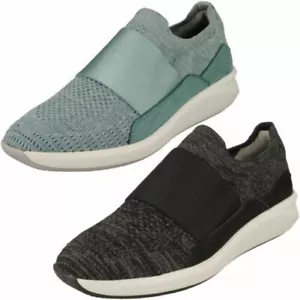 Zapatillas Detalladas De Mujer Clarks Con Correa Elástica Un Rio Knit - Imagen 1 de 19