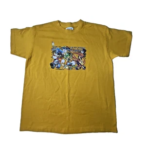 Vintage Mardi Gras "We Be Jazzin" Cat Gator Crawfish T-Shirt Kids Size M 10/12 - Picture 1 of 4