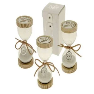 Clessidra Decorativa Assortita 11cm - Elegante Regalo Bomboniera 3 assortite - Foto 1 di 1