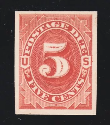 US J4TC 5c Postage Due Trial Color Atlanta Proof SCV $50 - Image 1 of 2
