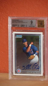 2010 Bowman Chrome Prospects Starlin Castro Auto Rookie Card BGS 9 Auto 10. - Picture 1 of 3