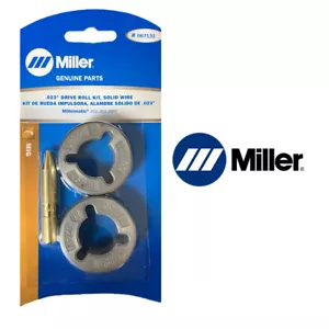 Kit de rodillos de accionamiento Miller 087131 V-Groove .023 genuino - Imagen 1 de 2