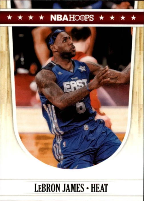 2011-12 Panini NBA Hoops #250 LeBron James Miami Heat NM All Star East - Image 1 of 1