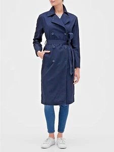 NWT*Gap Trench Coat**Indigo Navy** *Sz: Small (S)****538813 - Picture 1 of 4