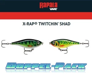 Rapala X-Rap Twitchin Shad 8 cm paquete doble - Imagen 1 de 5