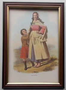 MILITÄRDRUCK SCHOTTISCH - MATHESON GERAHMT - Bild 1 von 2