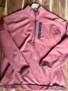 Eddie Bauer Tall Extra Large (TXL) Coral Performance 1/4 Zip Pullover - Bild 1 von 3