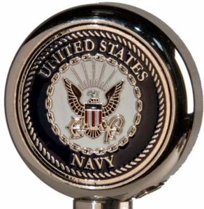 9" Decorative Flag Pole with Navy Topper - Picture 1 of 2
