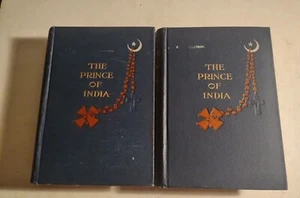 The Prince Of India Volumes I & II by Lew Wallace 1893 1st Edition Set Hardcover - Picture 1 of 14