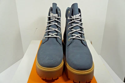 Timberland Women's Stone Street 6" Lace-Up Waterproof Boot Dark Blue Nubuck 9.5 - Image 1 of 4