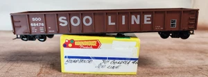 SOO Line Railroad 52' 6" gondola 68476 Roundhouse Owner Built Kadee HO - Picture 1 of 9