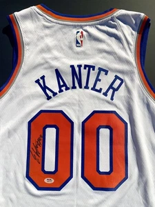 Enes Kanter Freedom Signed Autographed New York Knicks Jersey Psa/Dna Coa - Picture 1 of 4