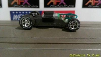 AFX RACING H.O. LLANTAS ESCALA MEGA G+ 1.5 ANCHO CROMADAS 5 RADIOS NEUMÁTICOS NUEVOS CON LETRAS Foto 1 de 4