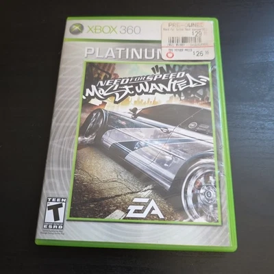 Need for Speed Most Wanted Platinum Hits Xbox 360 Case And Manual Only!!  - Image 1 of 3